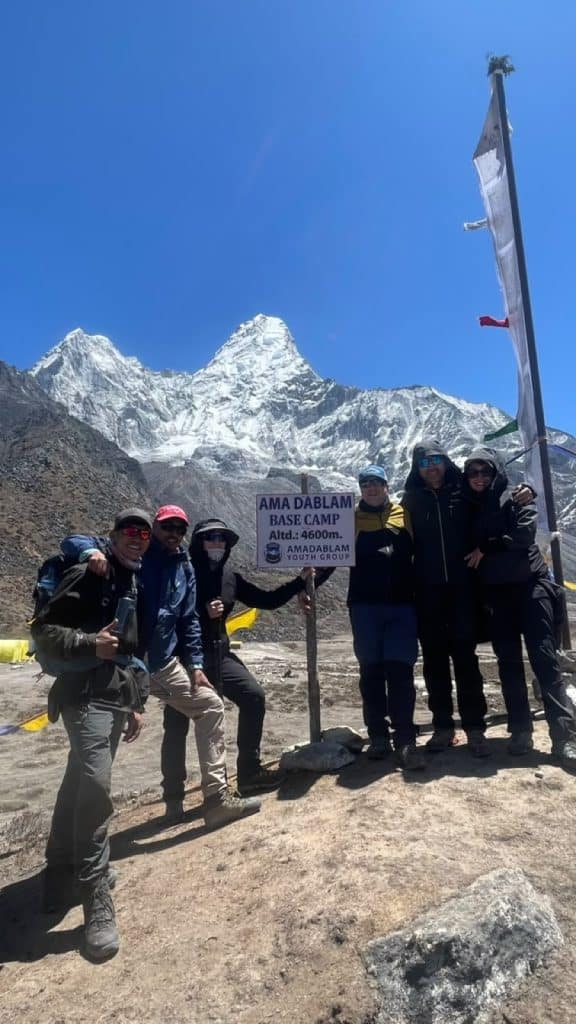 Camp de base de l'Ama Dablam, trek du camp de base de l'Everest et Kala Patthar avec Franco Nepal Treks